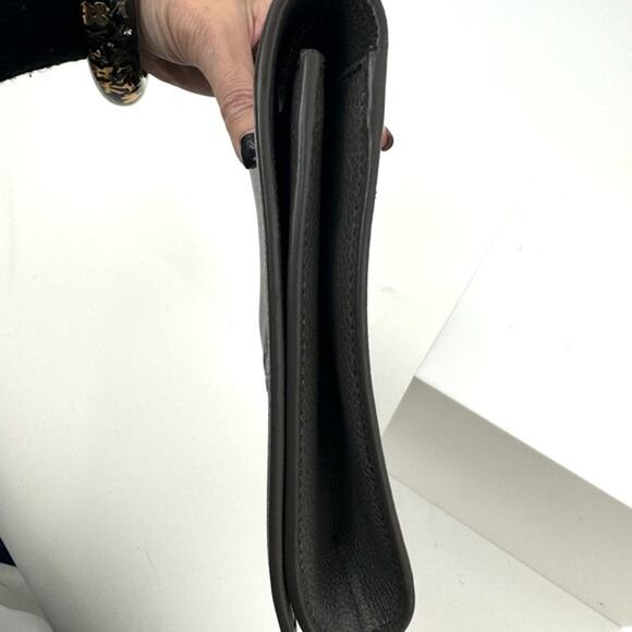 YSL Belle Du Jour grey clutch/ shoulder bag or cross body adding strap or chain - Picture 9 of 10